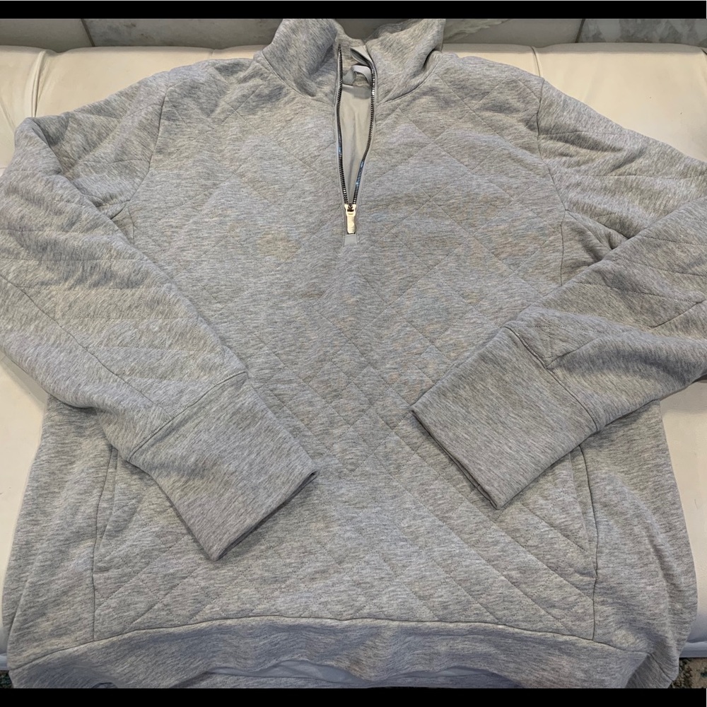 Lululemon gray forever warm 1/4 zip